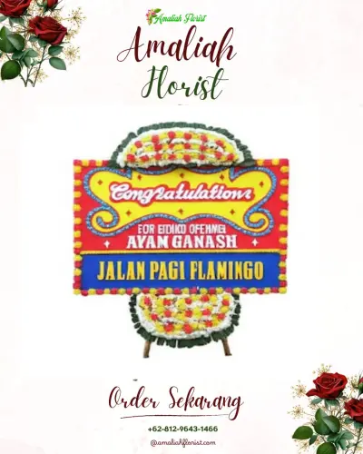 Bunga Papan Congratulation di Beji